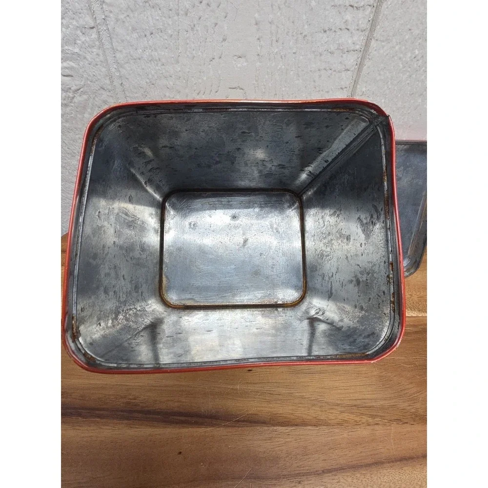 Vintage Milk Bone Dog Tin Can With Lid &  Treat Holder Case VTG 90's EUC